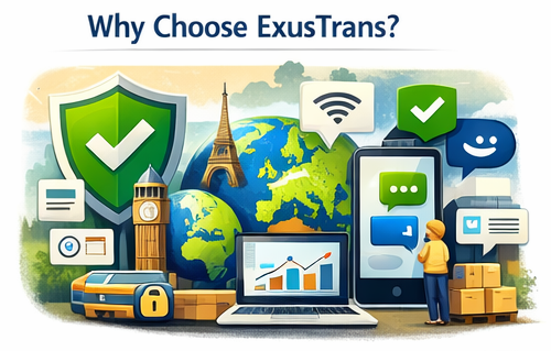 Säker digital fraktplattform med spårning, kommunikation och pålitliga logistikfunktioner